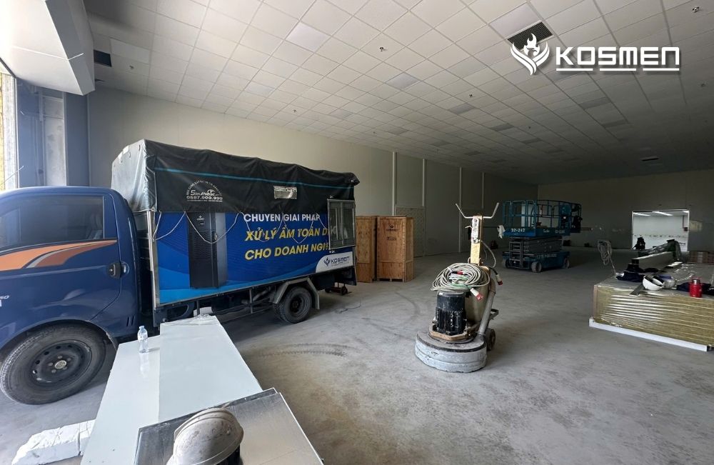 Giao h&agrave;ng m&aacute;y h&uacute;t ẩm c&ocirc;ng nghiệp Kosmen KM-250S v&agrave; Kosmen KM-180S tại YB Việt Nam
