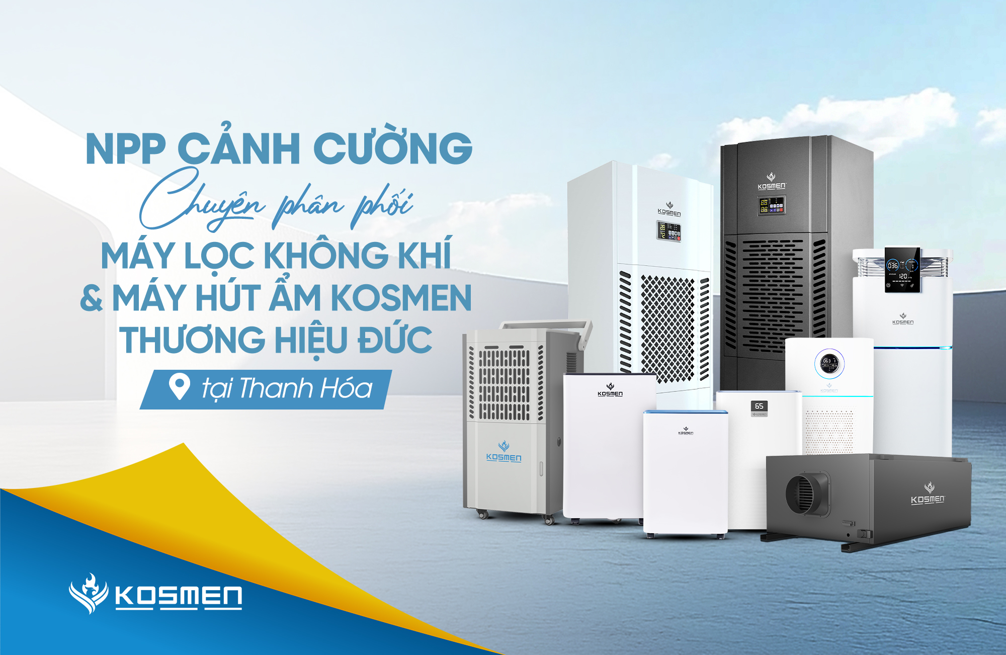 NPP Cảnh Cường - Cung Cấp Máy Hút Ẩm Kosmen Uy Tín Tại Thanh Hóa