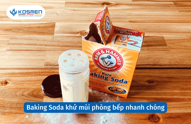 Baking Soda khử mùi phòng bếp nhanh chóng