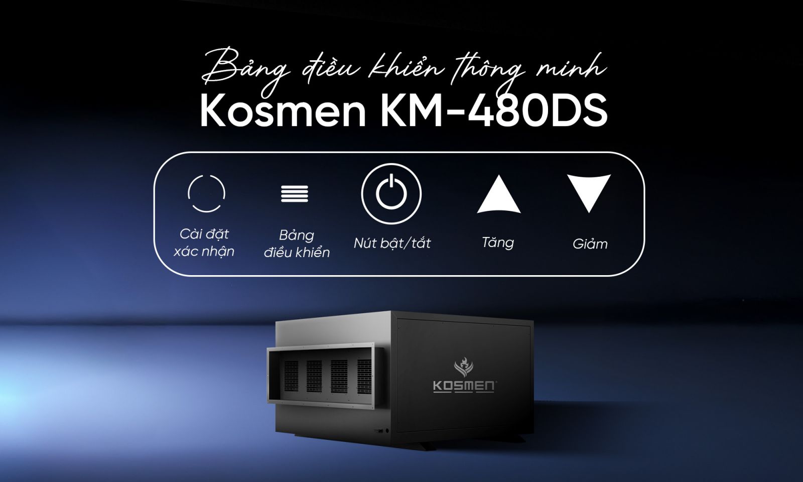 Bảng điều khiển thông minh Kosmen KM-480DS tối ưu hóa quá trình sử dụng, đặc biệt là trong môi trường ngành y tế