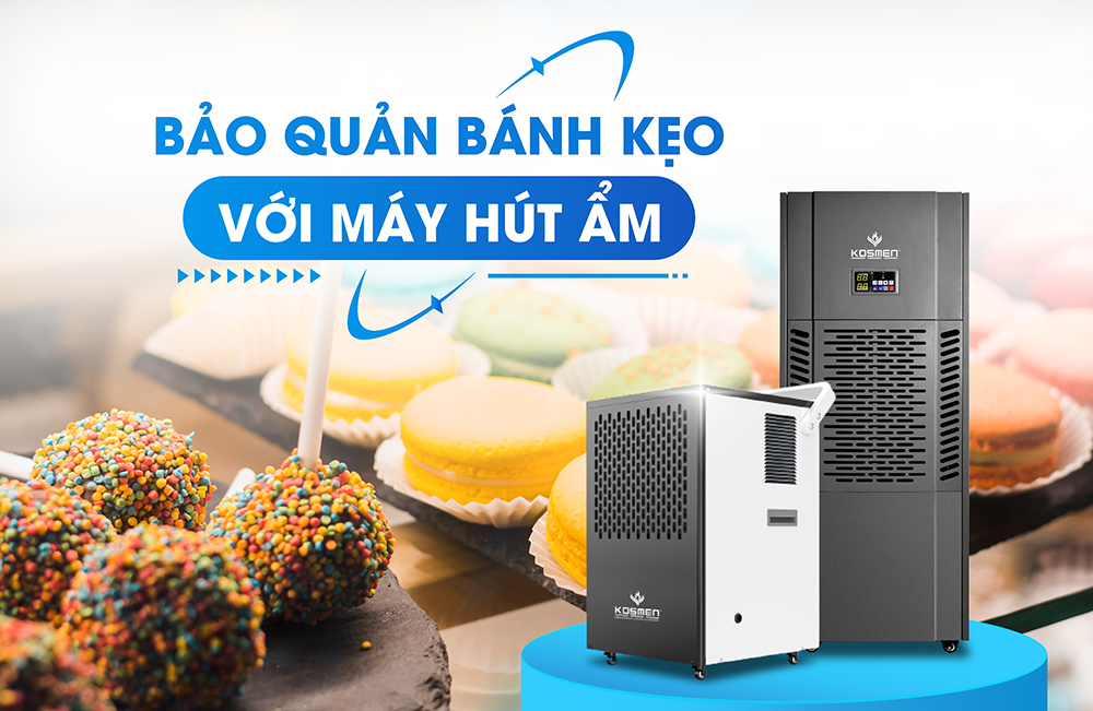 Bảo Quản Bánh Kẹo An Toàn Hơn Với Máy Hút Ẩm