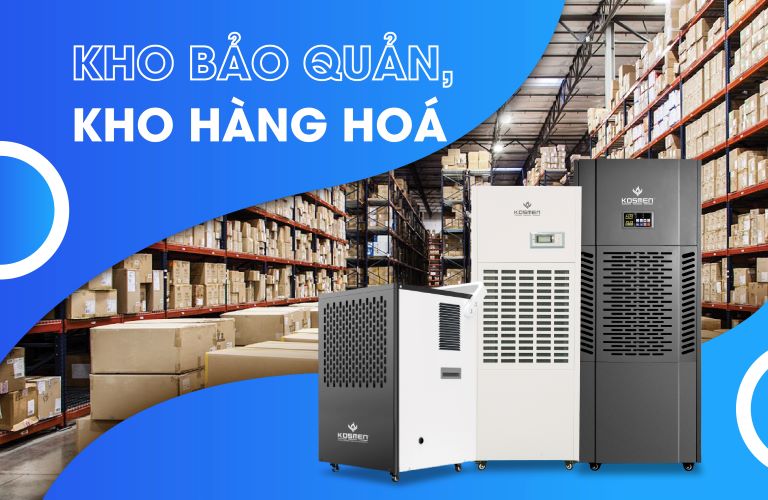 Giải Pháp Xử Lý Ẩm Nhà Xưởng, Kho Bảo Quản, Kho Hàng Hóa