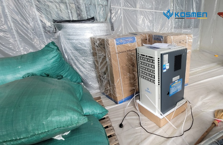 Dự án lắp đặt máy hút ẩm để kiểm soát ẩm kho lưu trữ sơn, vecni tại Bắc Ninh