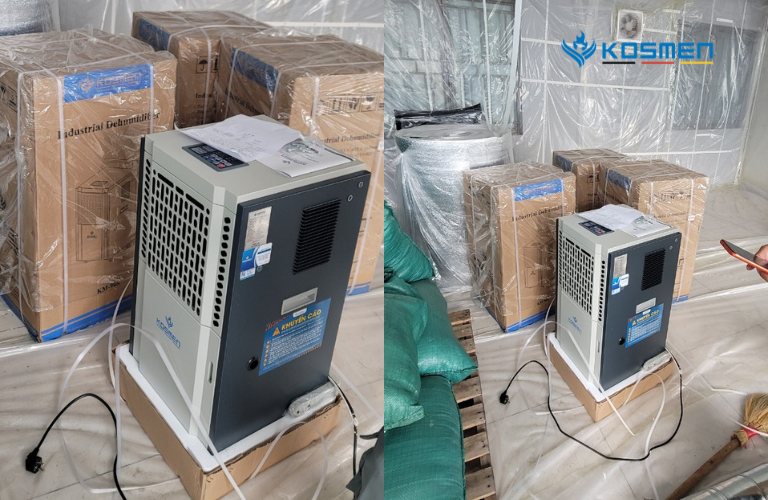 Dự án lắp đặt máy hút ẩm để kiểm soát ẩm kho lưu trữ sơn, vecni tại Bắc Ninh