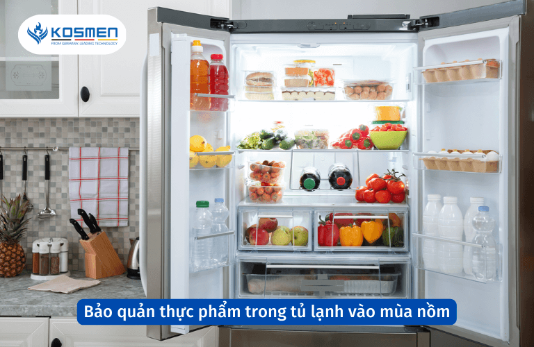 Bảo quản thực phẩm trong tủ lạnh vào mùa nồm