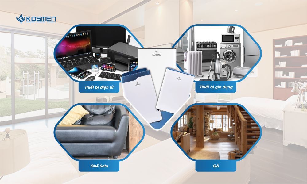 Bảo vệ đồ đạc, thiết bị điện tử khỏi những tác động tiêu cực của độ ẩm