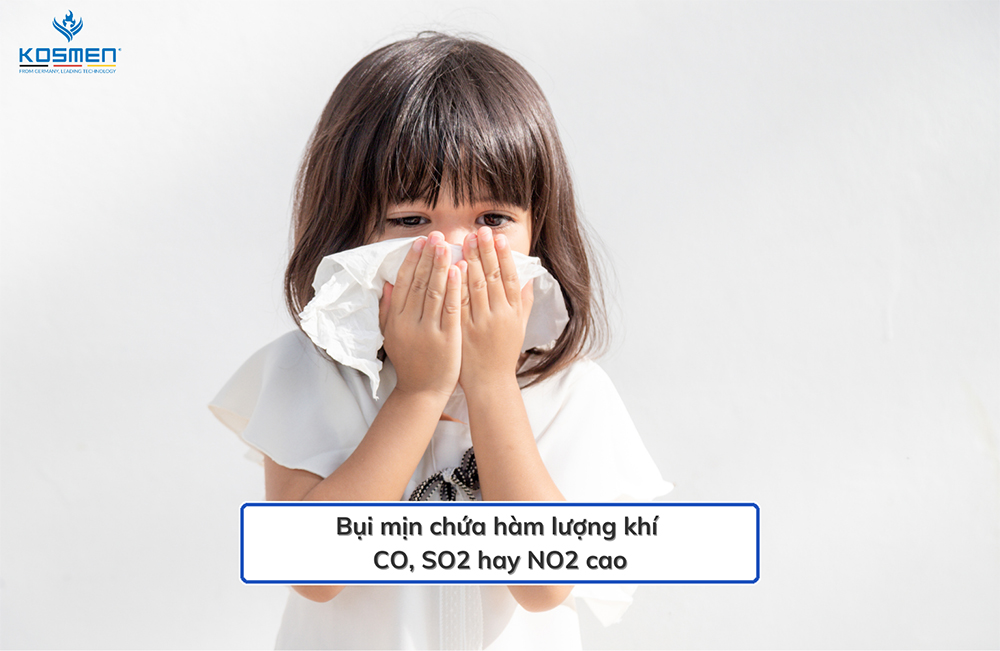 Tiếp xúc với môi trường chứa bụi mịn làm tăng nguy cơ mắc bệnh về đường hô hấp 