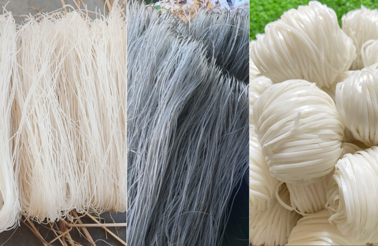 B&uacute;n, miến, phở kh&ocirc; l&agrave; thực phẩm c&oacute; thể lưu trữ l&acirc;u, được nhiều người ti&ecirc;u d&ugrave;ng ưa chuộng