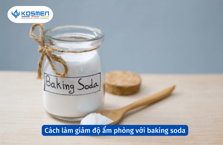 Cách làm giảm độ ẩm phòng với baking soda