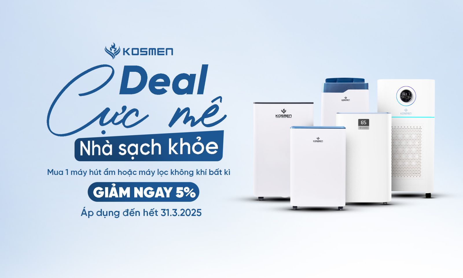 Chương tr&igrave;nh khuyến m&atilde;i đ&aacute;nh bay nồm ẩm của Kosmen 