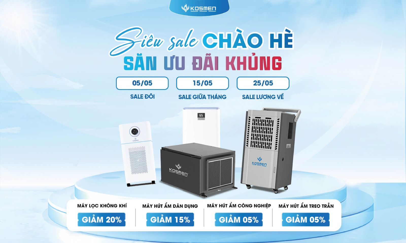 Chương tr&igrave;nh ưu đ&atilde;i gi&aacute; sốc Kosmen