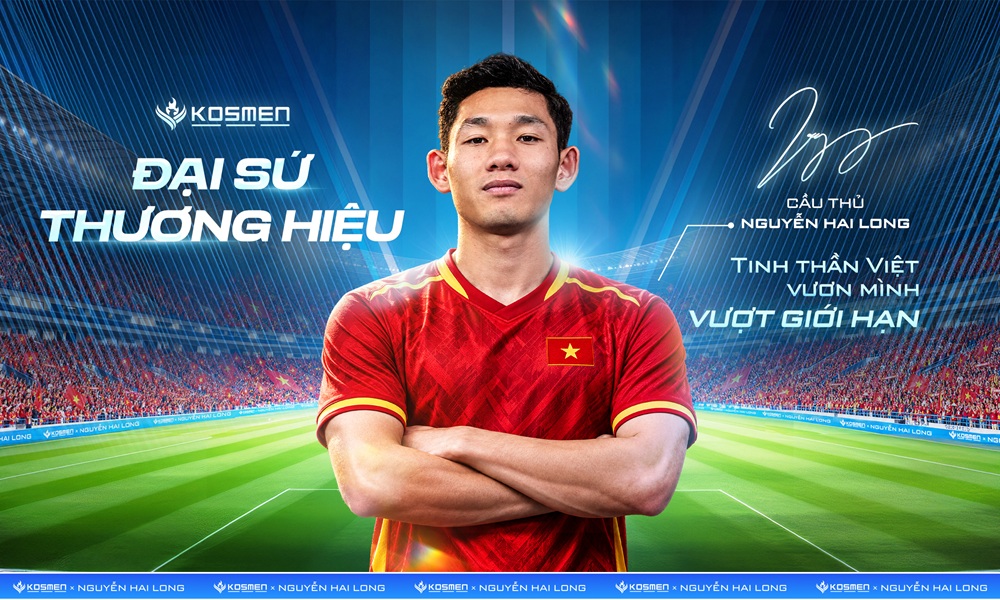 Cầu thủ Nguyễn Hai Long chính thức trở thành Đại sứ Thương hiệu Máy hút ẩm Kosmen