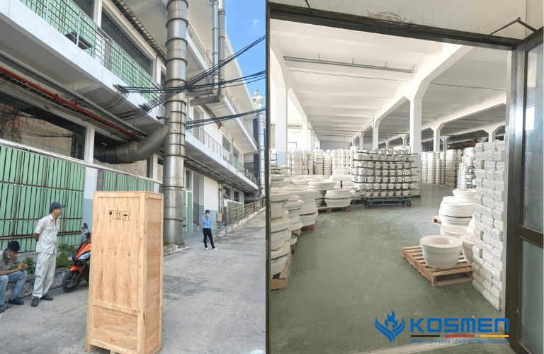 Cơ sở sản xuất của Công ty gốm sứ Minh Long I tại Bình Dương