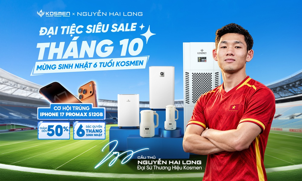 Kosmen Đón Sinh Nhật 6 Tuổi, Bùng Nổ Ưu Đãi Đến 50%