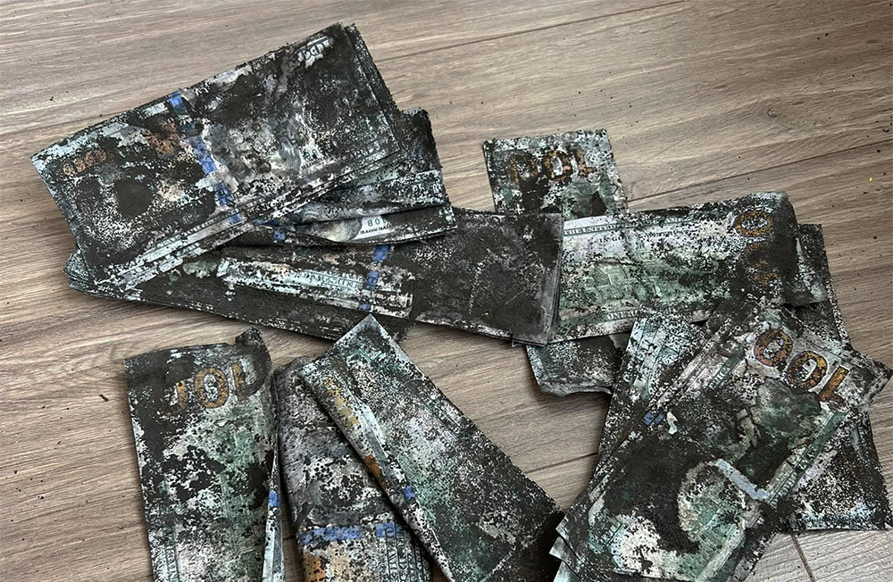 Ngoại tệ tiền mặt bị nổi mốc nếu kh&ocirc;ng bảo quản đ&uacute;ng c&aacute;ch 