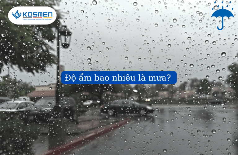 Lượng hơi nước có trong không khí khi đạt mức bão hòa sẽ tạo thành mưa