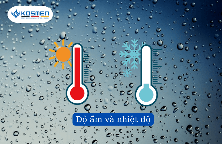 Mối liên hệ giữa độ ẩm và nhiệt độ ảnh hưởng trực tiếp đến nhau