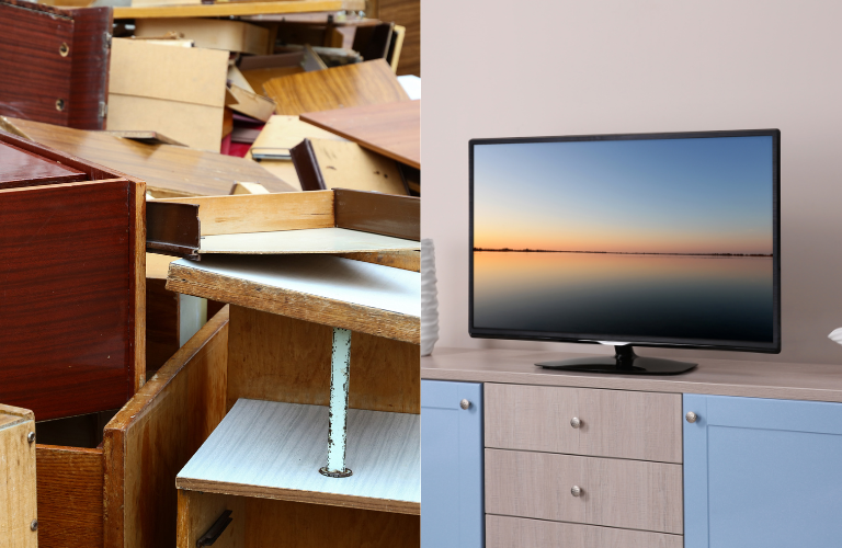 Đồ nội thất v&agrave; thiết bị điện từ rất dễ bị độ ẩm t&aacute;c động g&acirc;y hư hỏng