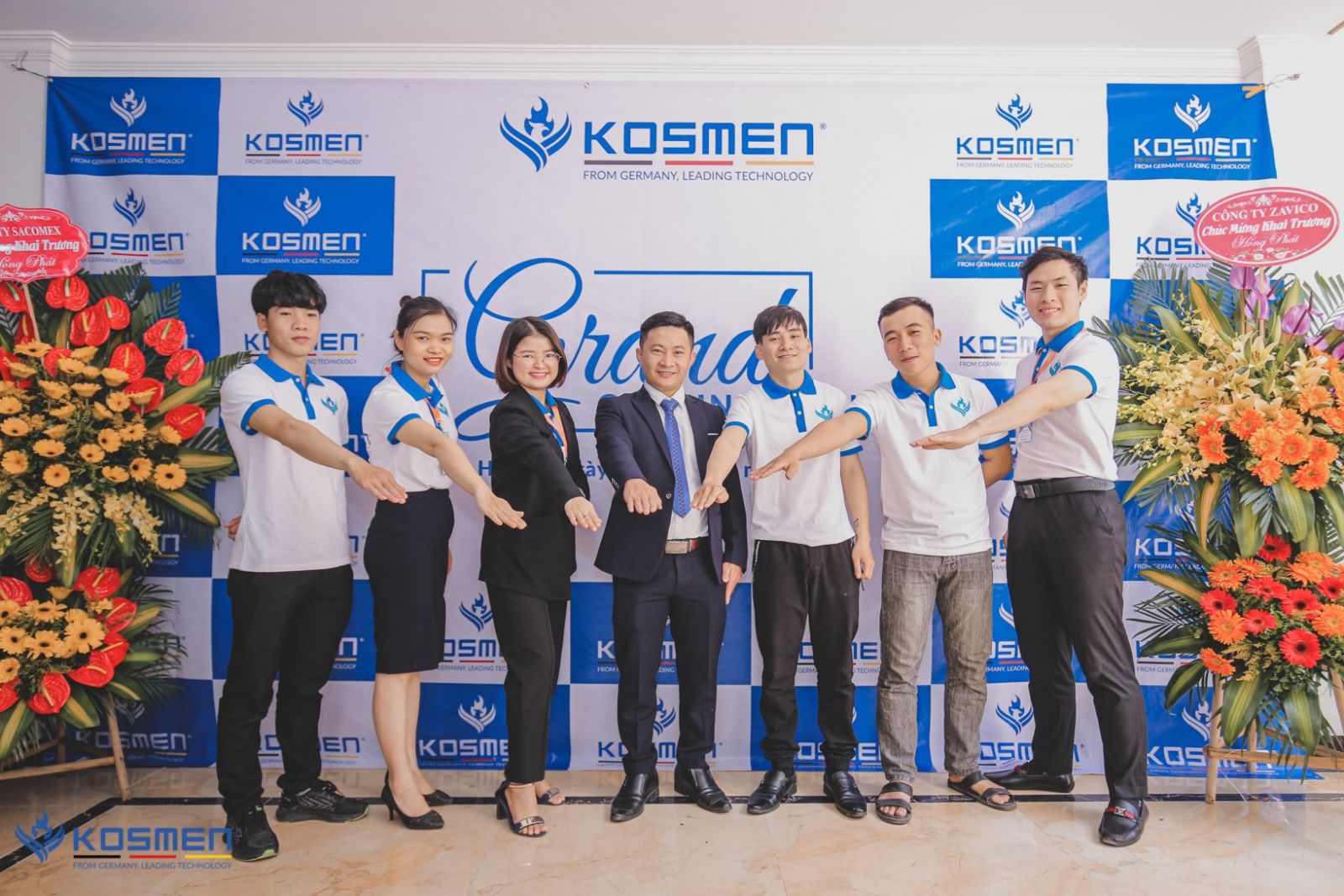 Lễ khai trương Kosmen H&agrave; Nội diễn ra th&agrave;nh c&ocirc;ng tốt đẹp