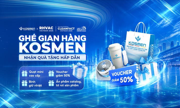 Tham Gia CLEANFACT & RHVAC Vietnam 2026 - Săn Quà Khủng, Nhận Ngay Voucher Độc Quyền