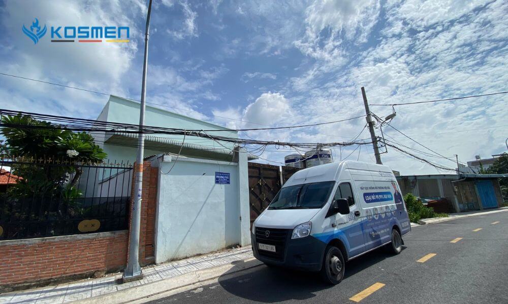 Giao máy Kosmen đến kho công ty TNHH hóa dược Toàn Phúc