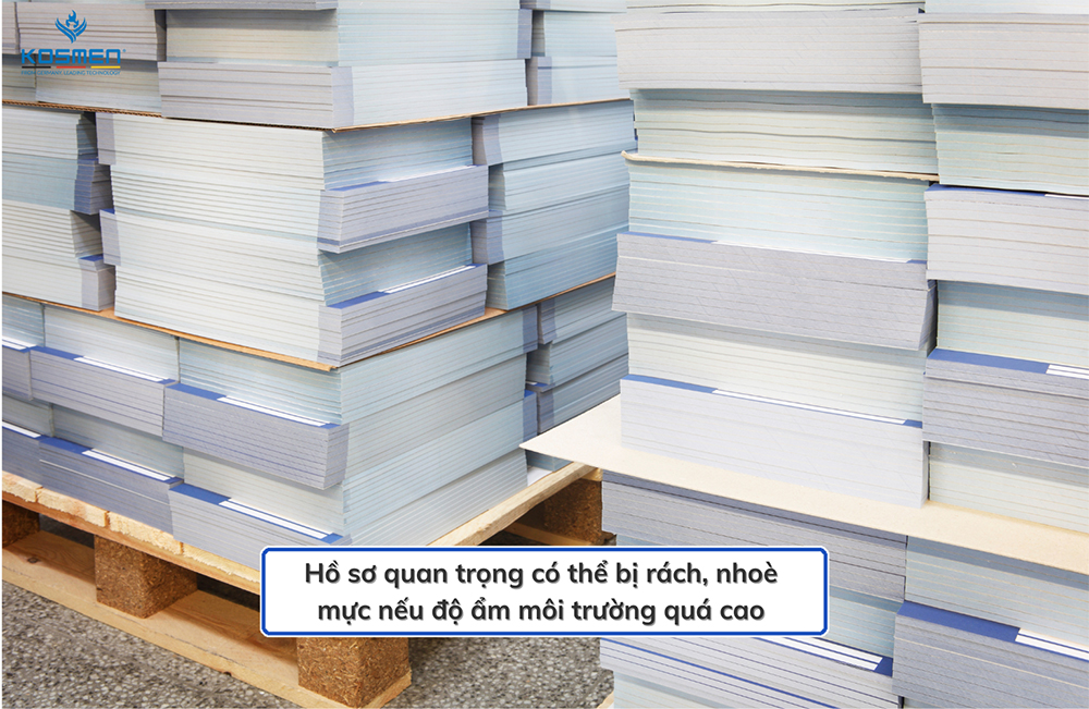 Giấy tờ, tài liệu có thể hấp thụ nước từ không khí