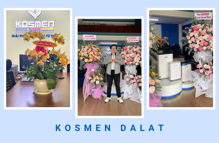 Kh&ocirc;ng kh&iacute; vui tươi trong ng&agrave;y khai trương chi nh&aacute;nh Kosmen Đ&agrave; Lạt