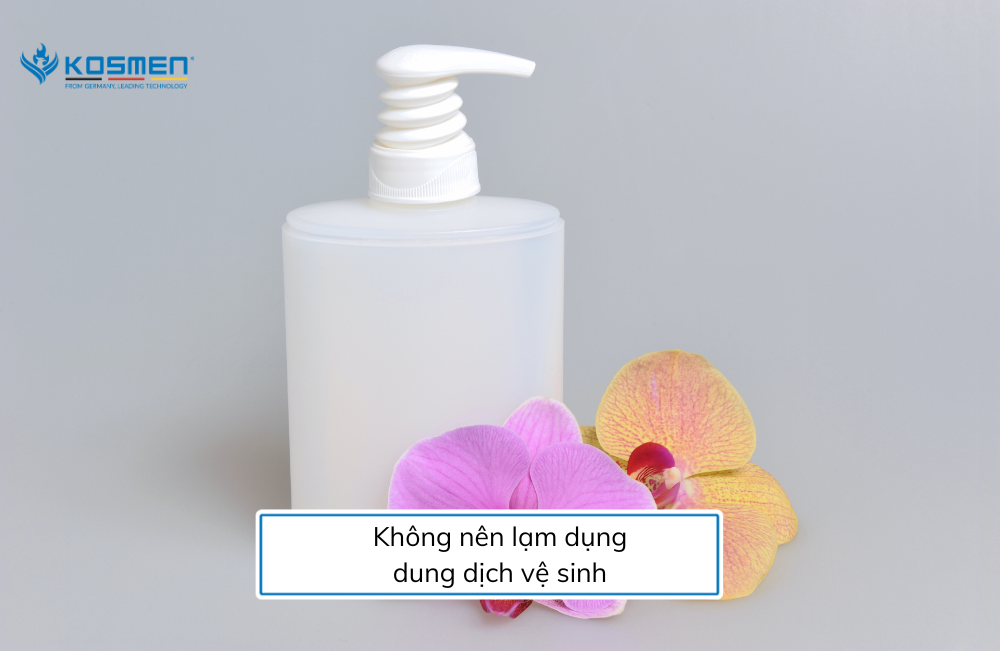 Không nên sử dụng dung dịch vệ sinh phụ nữ nhiều lần trong ngày 