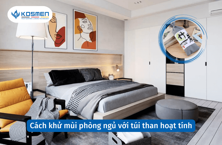 Khử mùi phòng ngủ với túi than hoạt tính