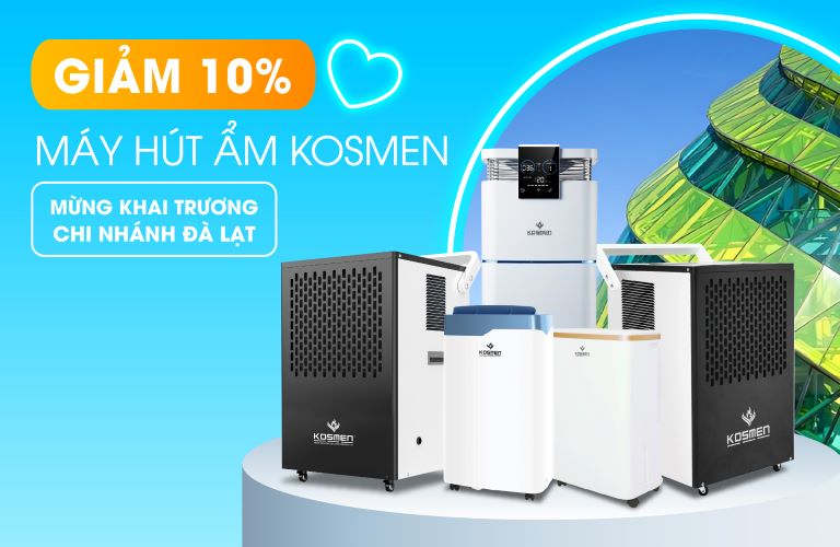 Kosmen khuyến m&atilde;i 10% cho kh&aacute;ch h&agrave;ng trong th&aacute;ng khai trương