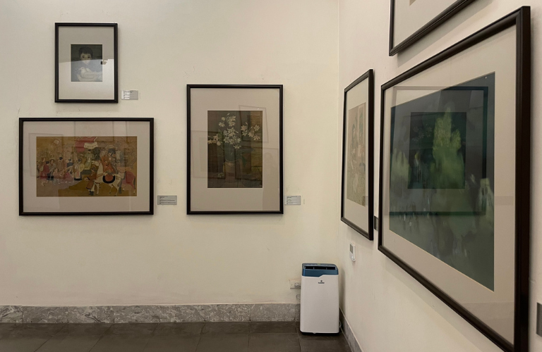 M&aacute;y h&uacute;t ẩm Kosmen KM-20N kiểm so&aacute;t ẩm tại Bảo t&agrave;ng mỹ thuật Quốc gia