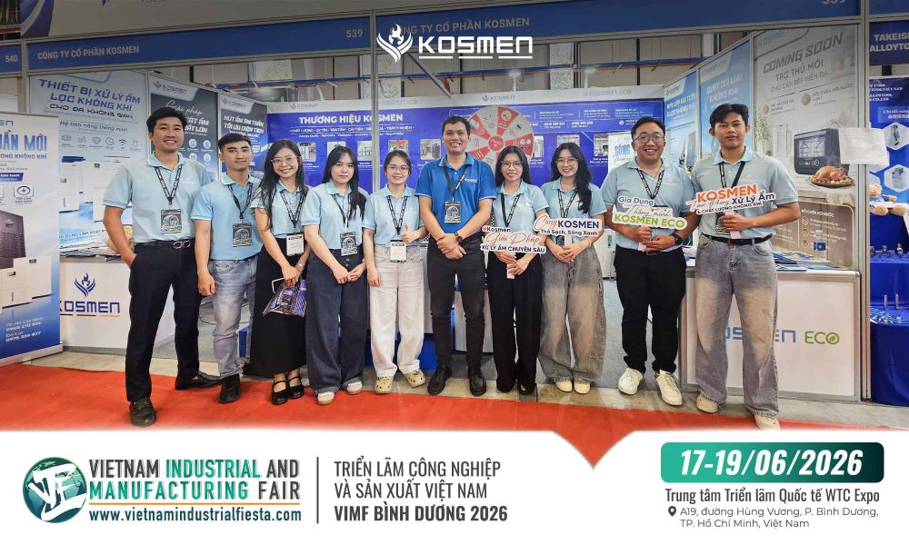 Kosmen c&oacute; mặt tại Triển l&atilde;m VIMF B&igrave;nh Dương 2026 - Ng&agrave;y 3