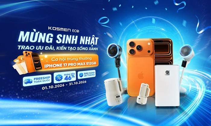[Kosmen Eco] Mừng Sinh Nhật – Trao Ưu Đãi, Kiến Tạo Sống Xanh
