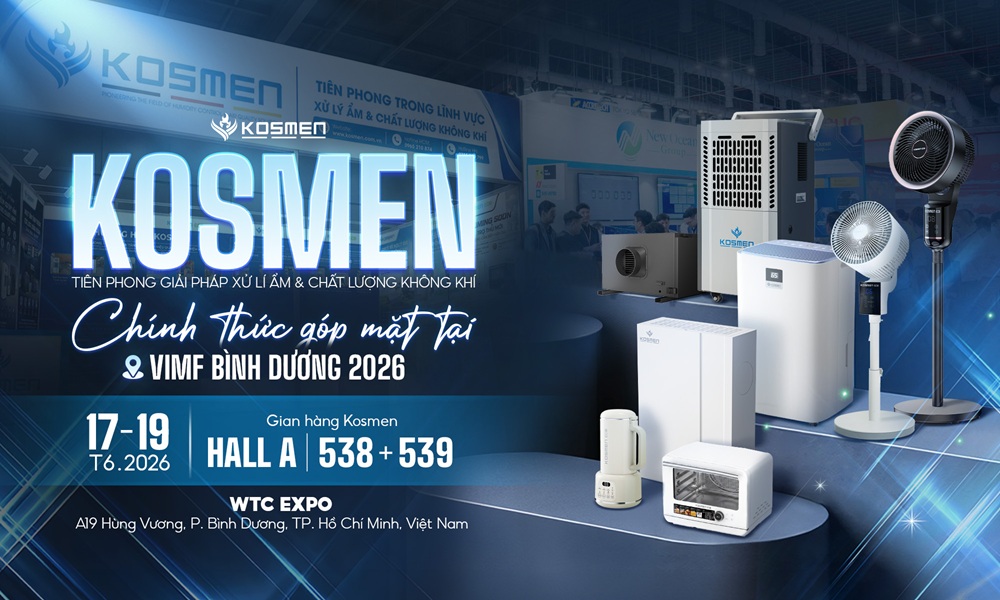 Kosmen g&oacute;p mặt tại VIMF B&igrave;nh Dương - Triển l&atilde;m về c&ocirc;ng nghiệp v&agrave; sản xuất Việt Nam