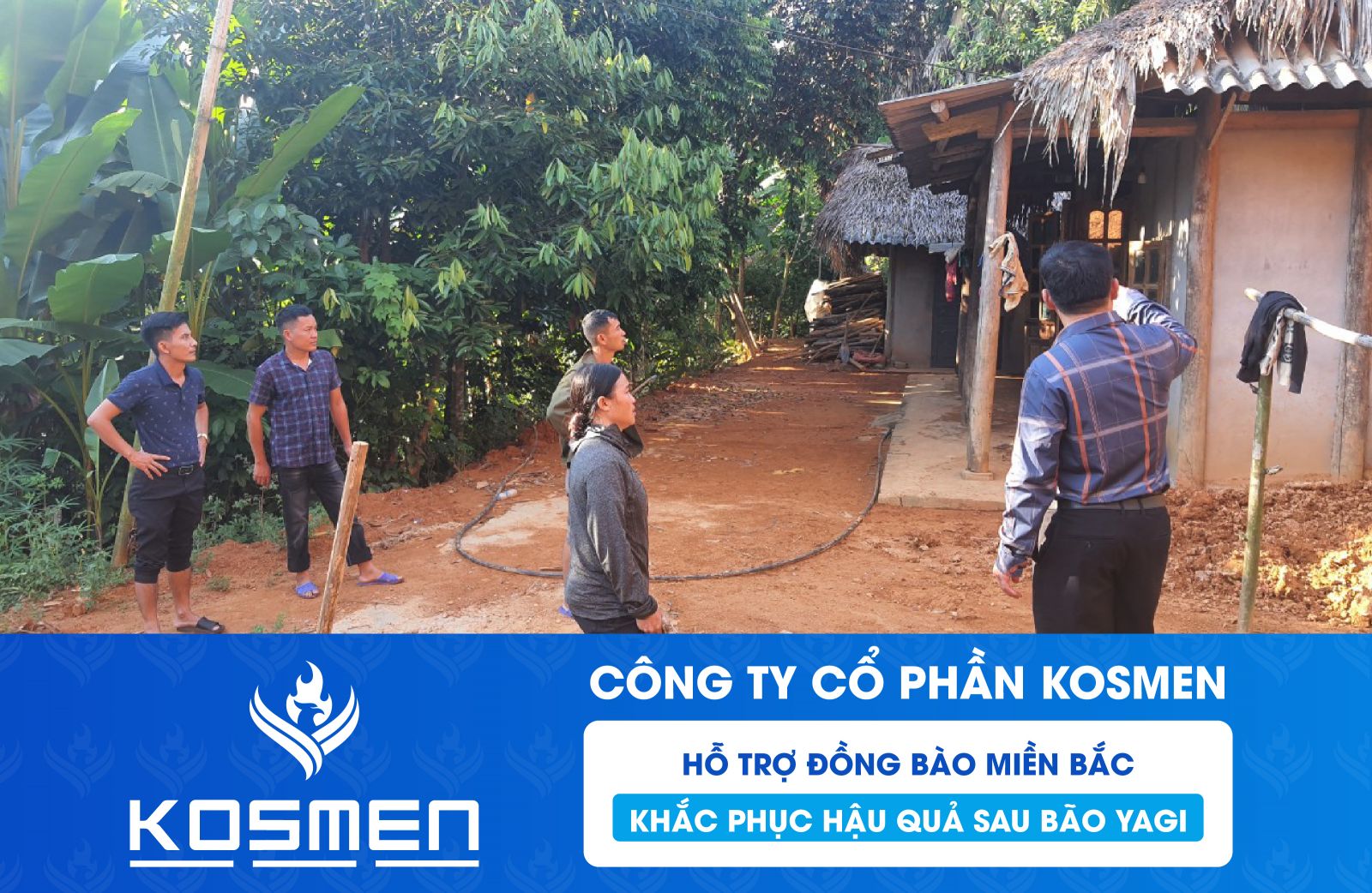 Kosmen Hỗ Trợ 60 Triệu Đồng X&acirc;y Dựng Lại Nh&agrave; Sau B&atilde;o Yagi