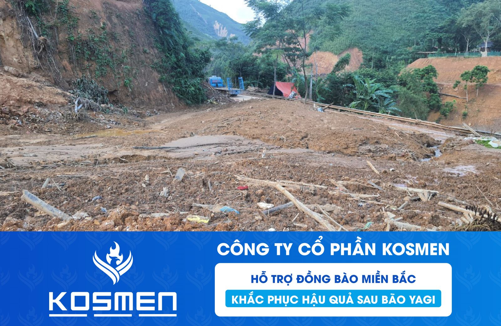 Kosmen Hỗ Trợ 60 Triệu Đồng X&acirc;y Dựng Lại Nh&agrave; Sau B&atilde;o Yagi