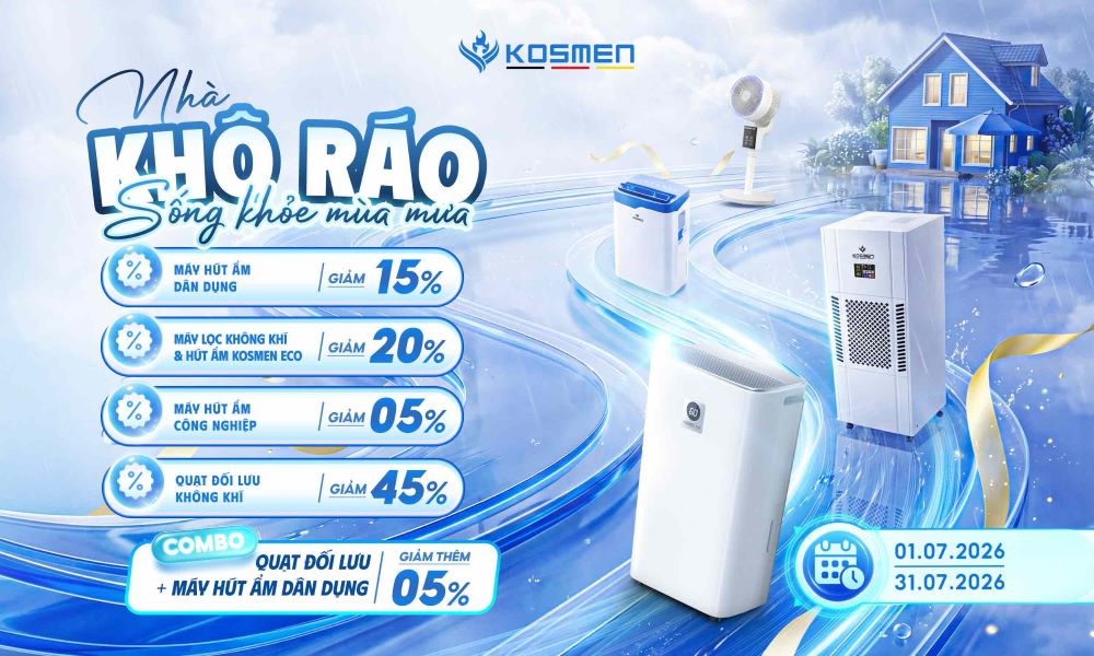 Khuyến Mãi Tháng 7: Nhà Khô Ráo, Sống Khỏe Mùa Mưa