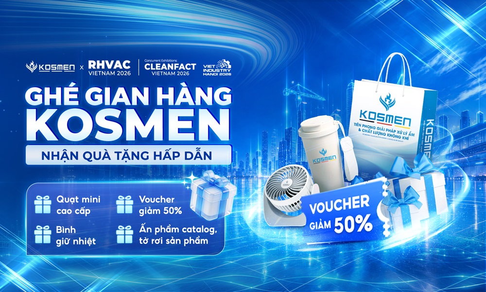 Tham Gia CLEANFACT & RHVAC Vietnam 2026 - Săn Quà Khủng, Nhận Ngay Voucher Độc Quyền