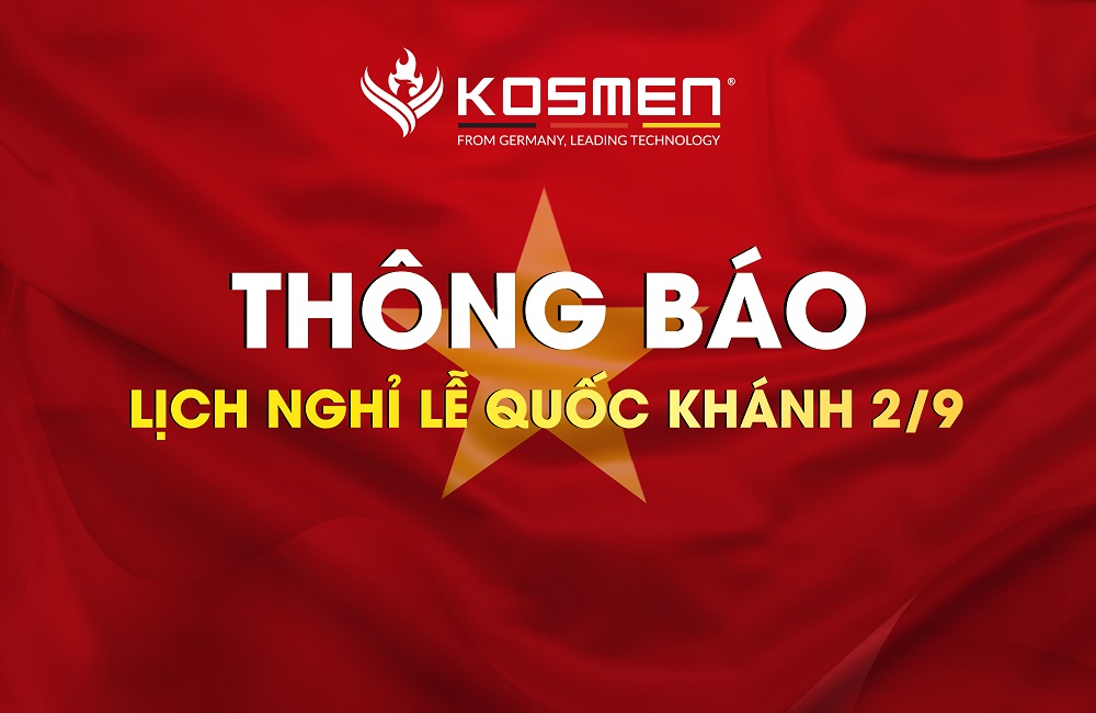 Công Ty Cổ Phần Kosmen - Thông Báo Nghỉ Lễ 02/09/2023