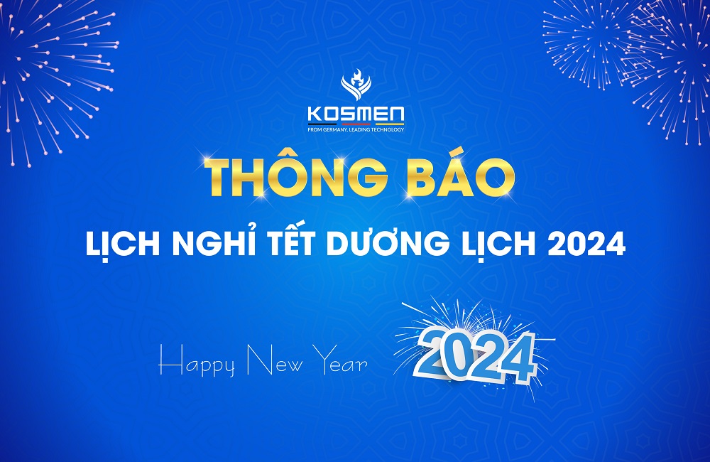 Công Ty Cổ Phần Kosmen - Thông Báo Nghỉ Tết Dương Lịch 2024