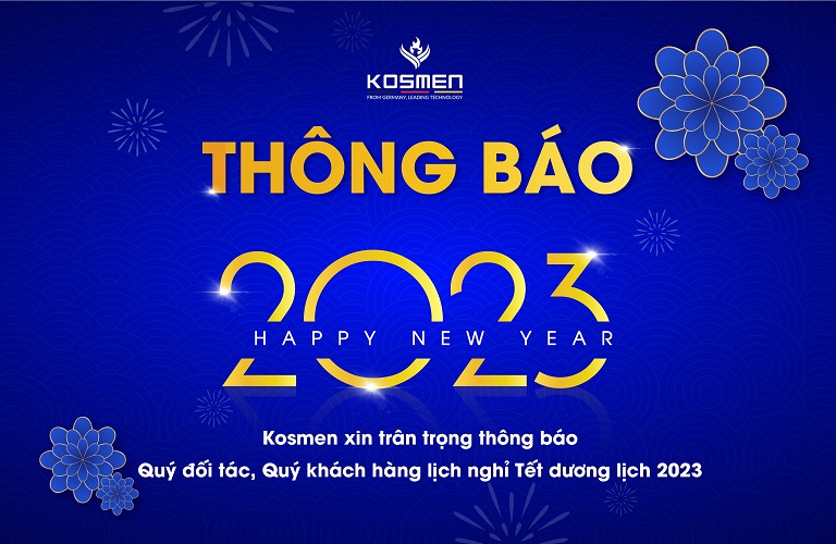 Công Ty Cổ Phần Kosmen - Thông Báo Nghỉ Tết Dương Lịch