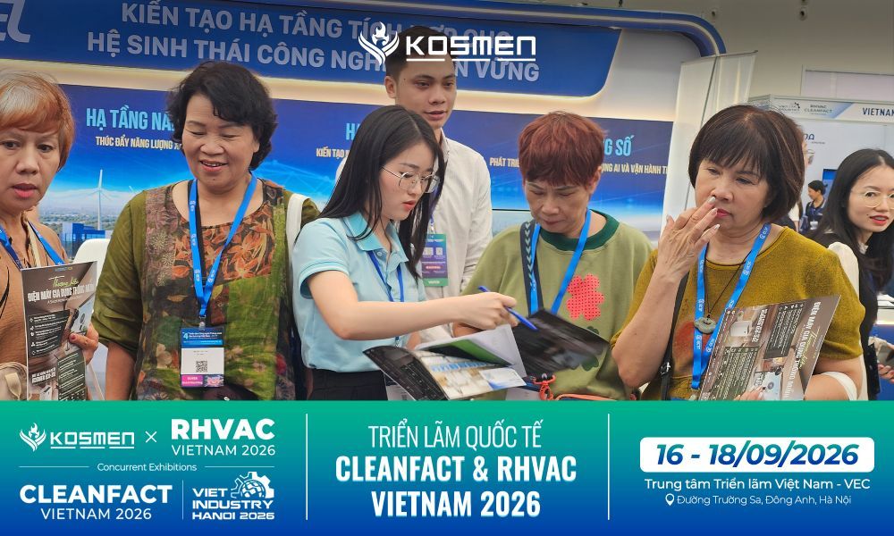 Kosmen trực tiếp giới thiệu các dòng sản phẩm gia dụng đến Khách tham quan
