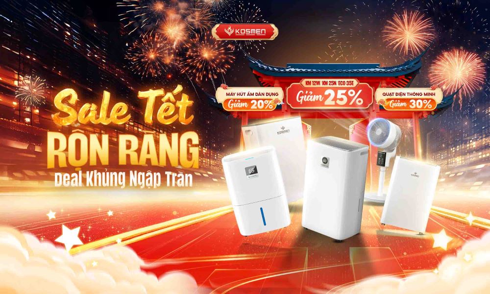Tết n&agrave;y, Kosmen tung ưu đ&atilde;i giảm gi&aacute; l&ecirc;n đến 30% cho to&agrave;n bộ sản phẩm