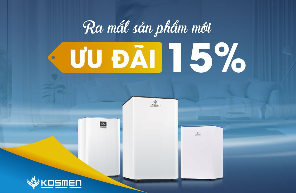 Kosmen d&agrave;nh tặng ưu đ&atilde;i l&ecirc;n tới 15% cho kh&aacute;ch h&agrave;ng nh&acirc;n dịp ra mắt sản phẩm mới