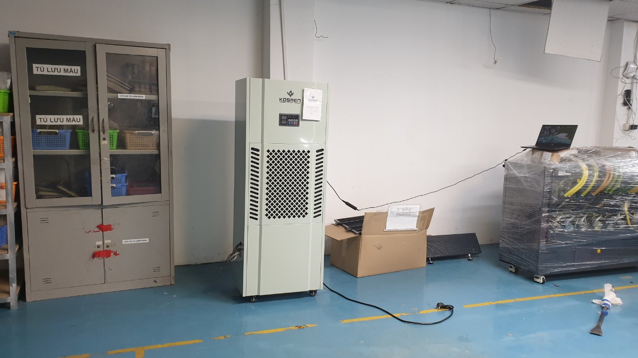 Lắp đặt máy hút ẩm trong phòng in giúp kiểm soát độ ẩm và bảo quản máy móc hiệu quả