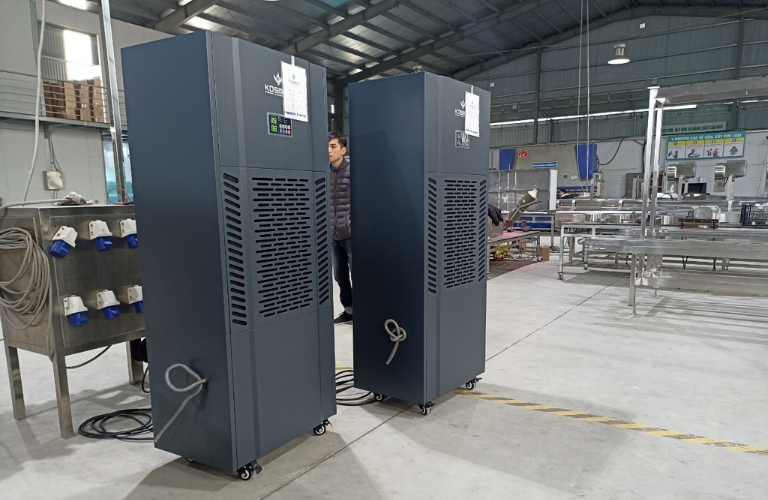 Dự &aacute;n lắp đặt m&aacute;y h&uacute;t ẩm bảo quản m&aacute;y m&oacute;c điện tử tại H&agrave; Nội 