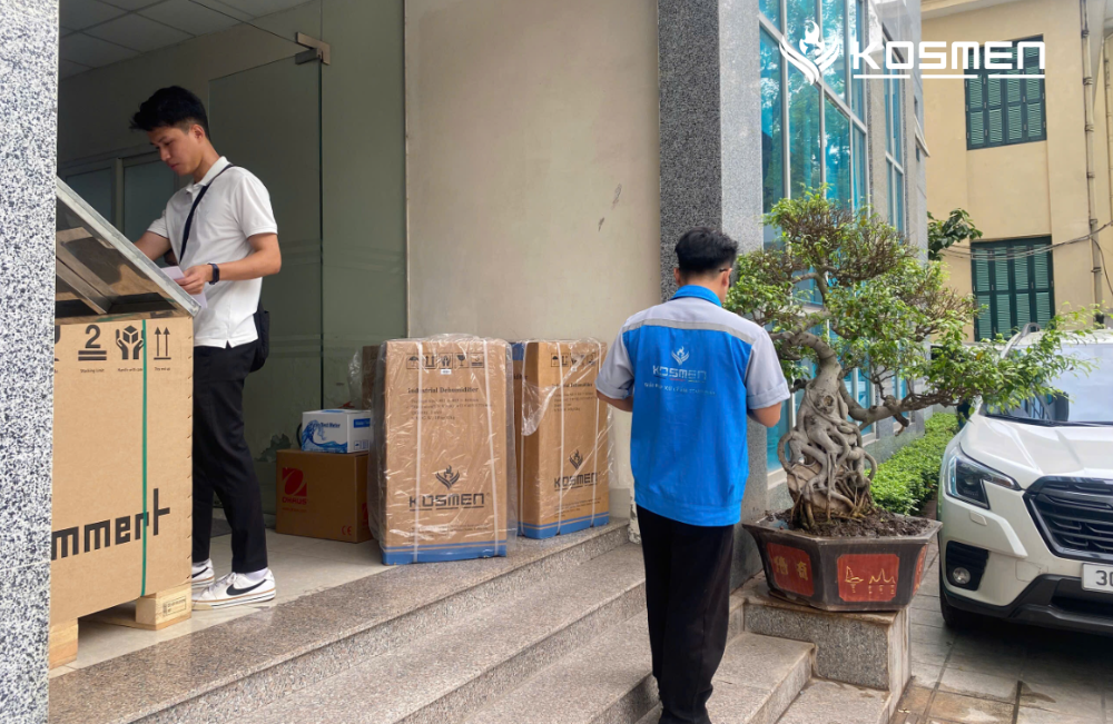 Lắp đặt m&aacute;y h&uacute;t ẩm c&ocirc;ng nghiệp Kosmen KM-90S cho Viện Dinh dưỡng Quốc gia