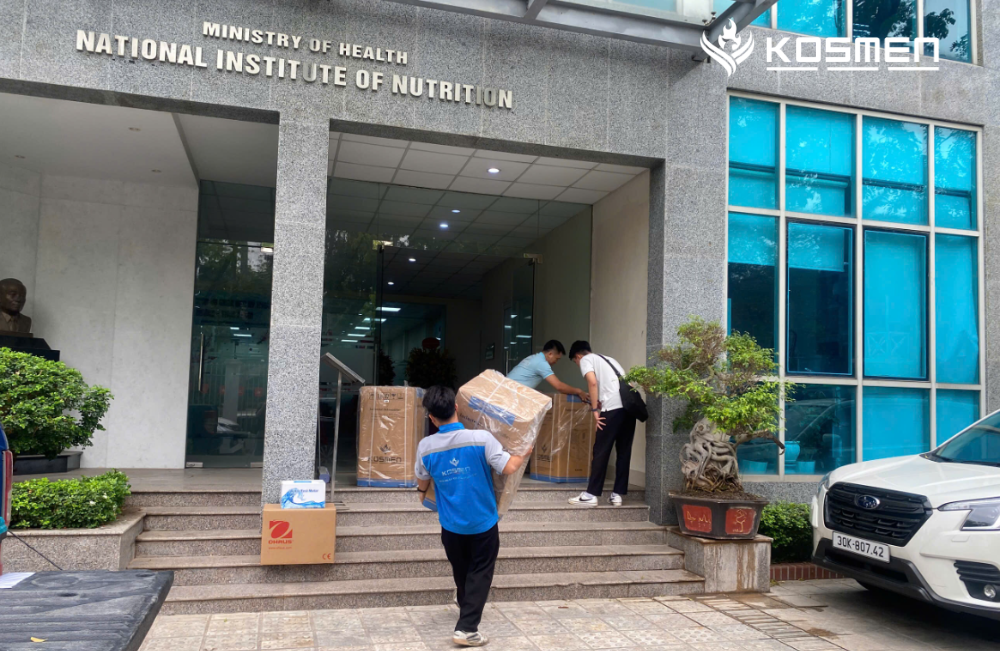 Lắp đặt m&aacute;y h&uacute;t ẩm c&ocirc;ng nghiệp Kosmen KM-90S cho Viện Dinh dưỡng Quốc gia