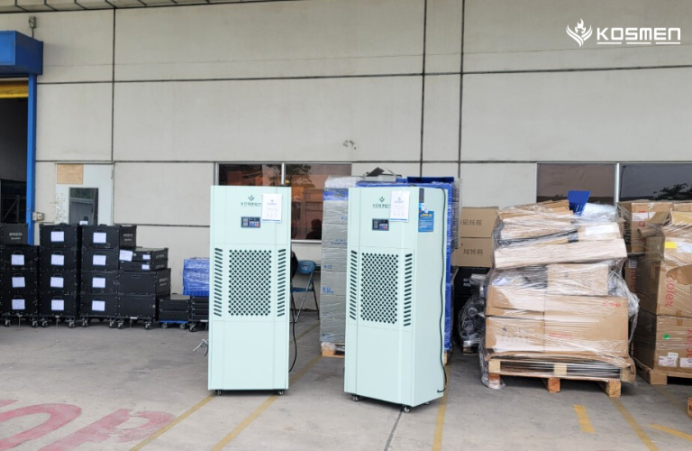 Dự &aacute;n lắp đặt m&aacute;y h&uacute;t ẩm Kosmen KM-180S để bảo quản bảng mạch điện tử