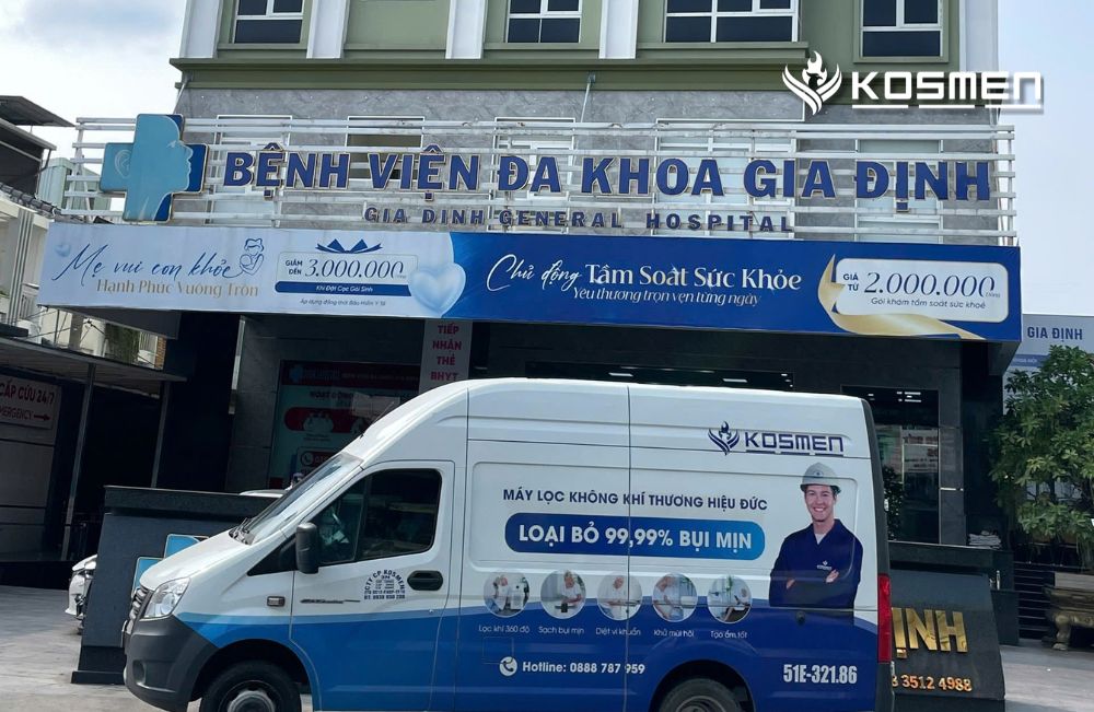 Lắp Đặt Máy Hút Ẩm Kosmen Xử Lý Ẩm Bệnh Viện Gia Định